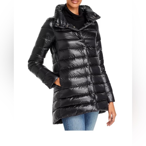 HERNO Amelia Stand Collar Down Coat - Picture 8 of 13